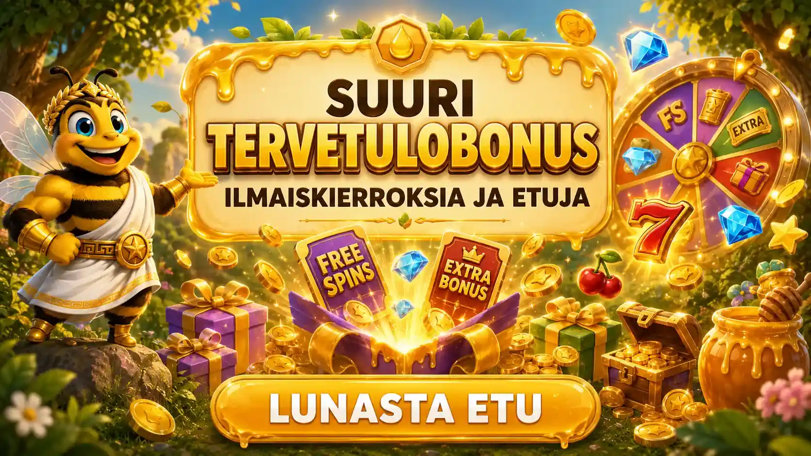 Ilmaiskierroksia ja etuja uusille pelaajille
